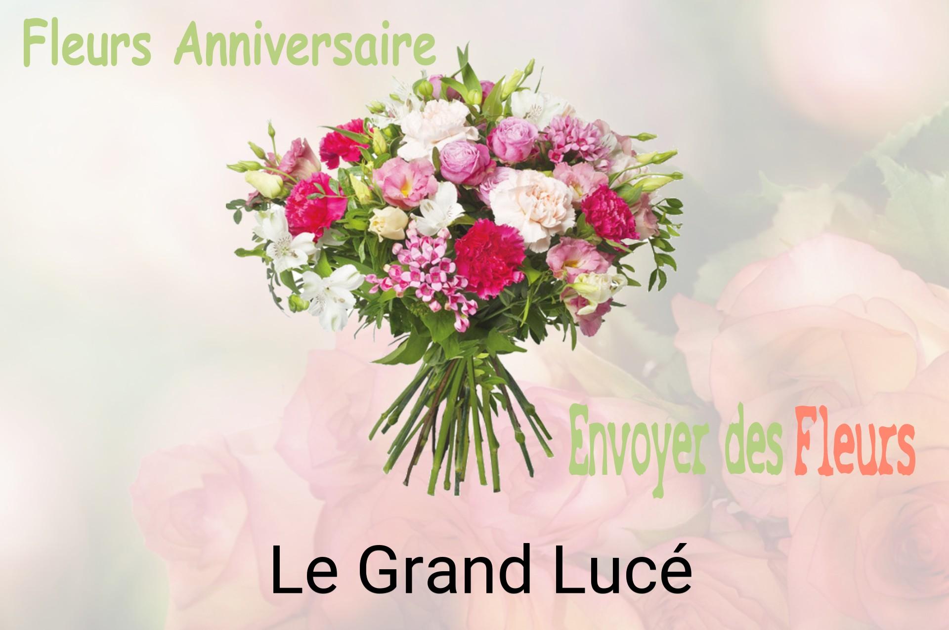 Bouquet de fleurs d’anniversaire livré à Le Grand-Lucé